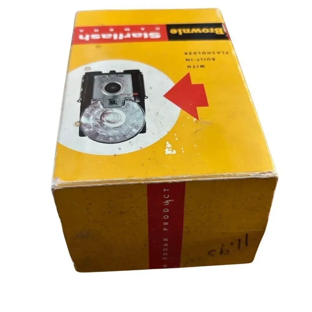 Kodak Brownie Starflash No. 24 127 Film Camera With Box *Untested*